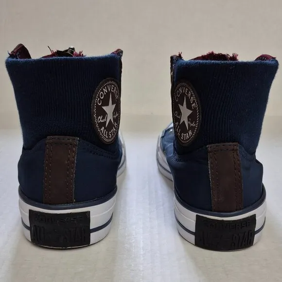 Converse Men's Chuck Taylor All Star MA-1 Zip Hi Trainers 6.5 Navy Blue - NWoB