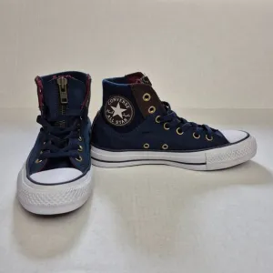 Converse Men's Chuck Taylor All Star MA-1 Zip Hi Trainers 6.5 Navy Blue - NWoB
