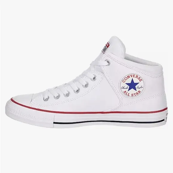 Converse | Men’s white padded ankle All Star High-Top Sneakers, lace up, size 13