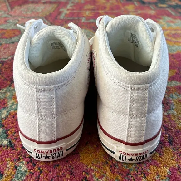 Converse | Men’s white padded ankle All Star High-Top Sneakers, lace up, size 13