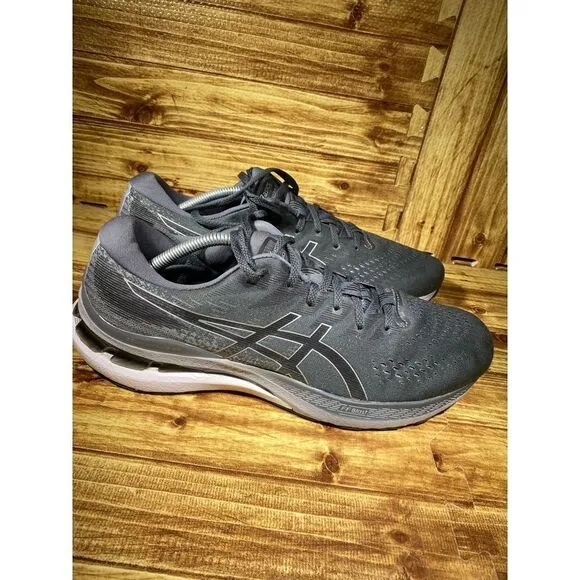 COPY - Asics Black White Gel Kayano Sneakers Men 12 Lace Up Mesh Upper Athle…
