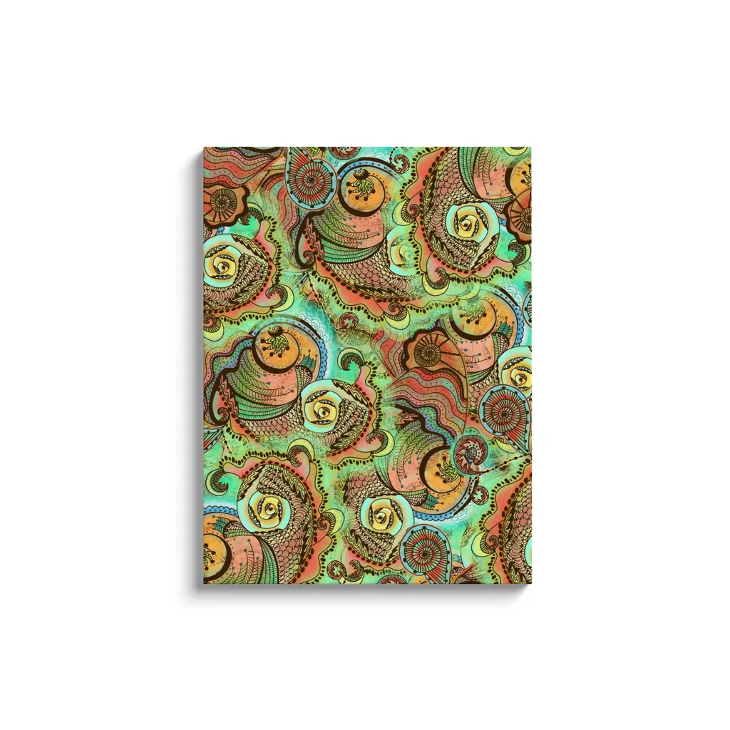 Cornucopia Pattern Canvas Reproductions