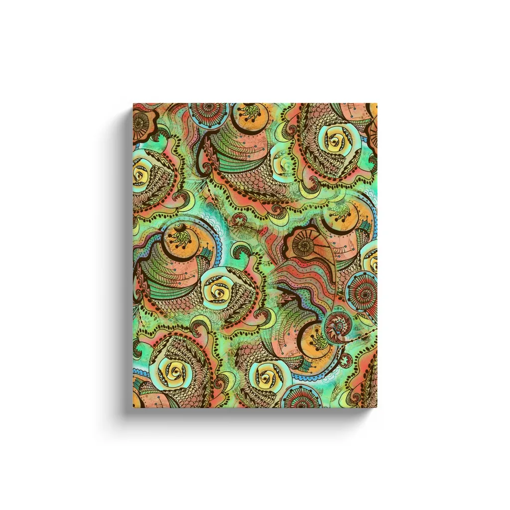 Cornucopia Pattern Canvas Reproductions
