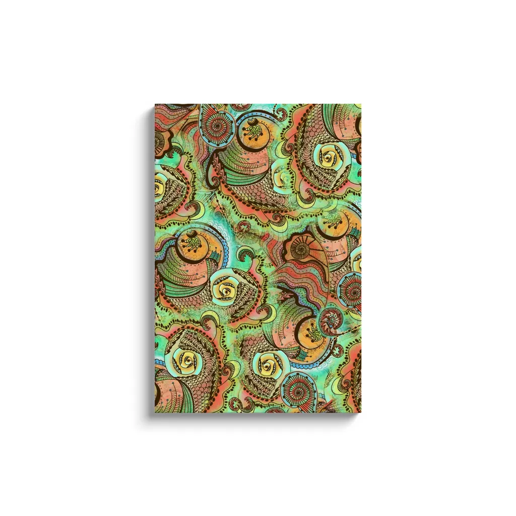 Cornucopia Pattern Canvas Reproductions