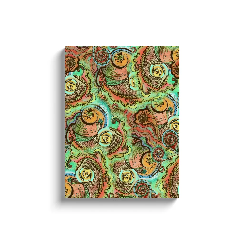 Cornucopia Pattern Canvas Reproductions