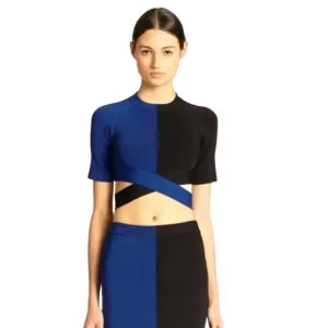 Courtly Colorblock Women's Skirt Duke Blue   Black