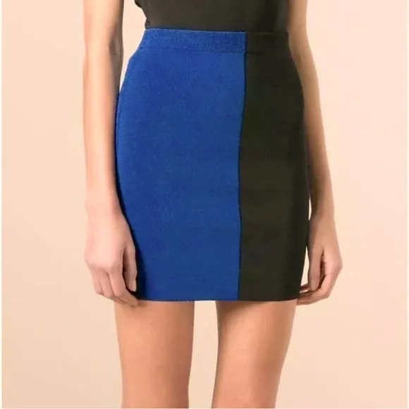 Courtly Colorblock Women's Skirt Duke Blue   Black