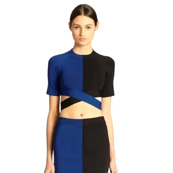 Courtly Colorblock Women's Skirt Duke Blue   Black
