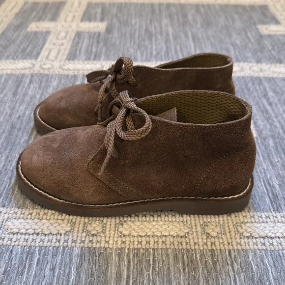 Crewcuts Boys’ Brown Suede Calvert Boots