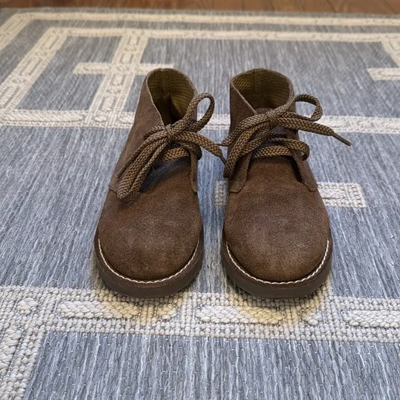 Crewcuts Boys’ Brown Suede Calvert Boots