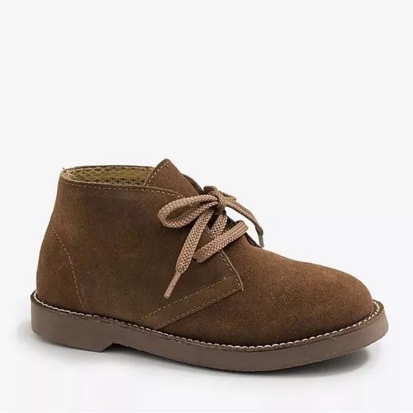 Crewcuts Boys’ Brown Suede Calvert Boots