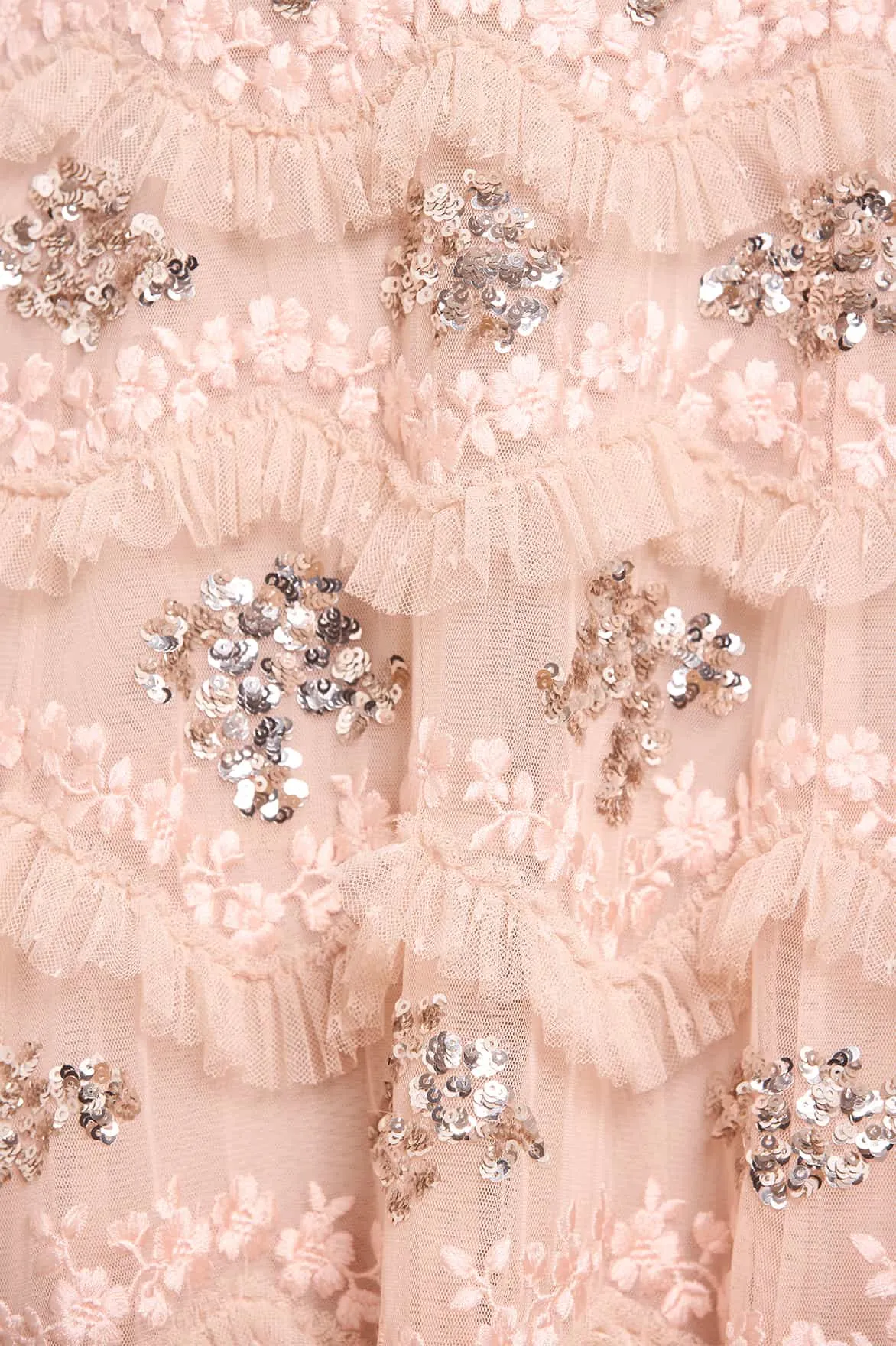 Daisy Wave Ankle Gown