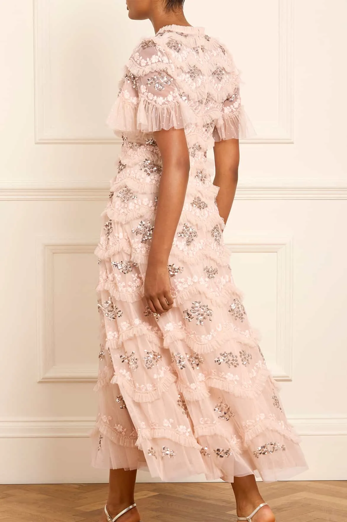 Daisy Wave Ankle Gown