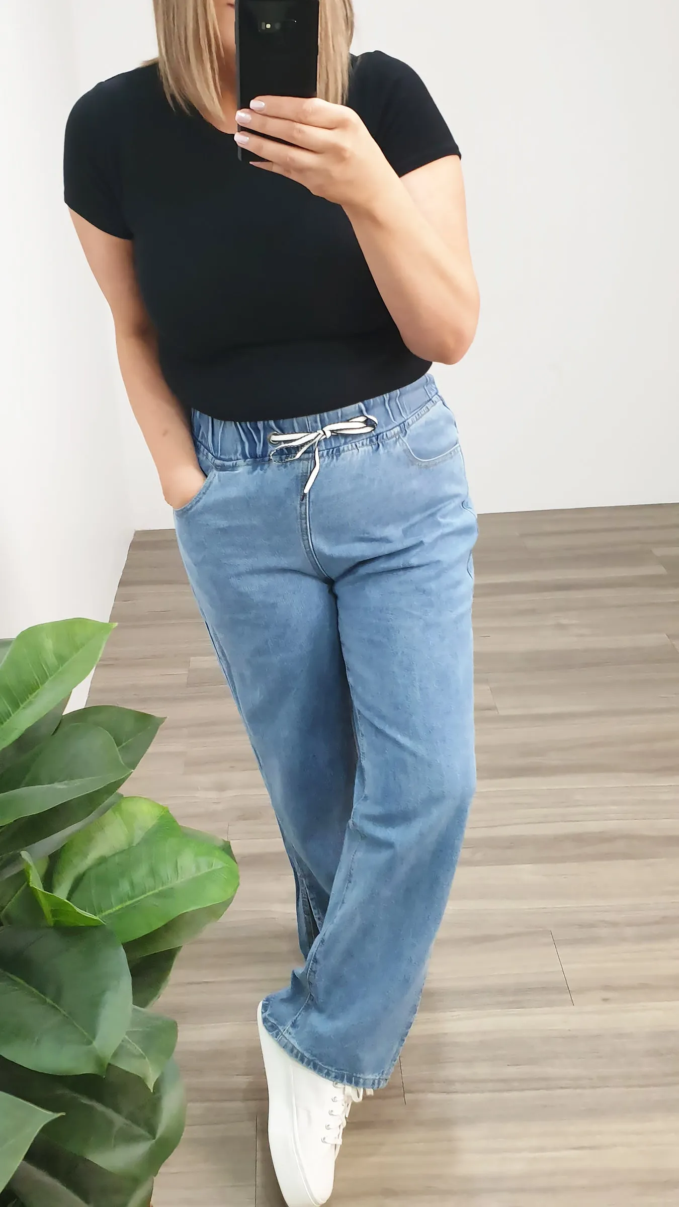 Damsel Denim Wide Leg Pant