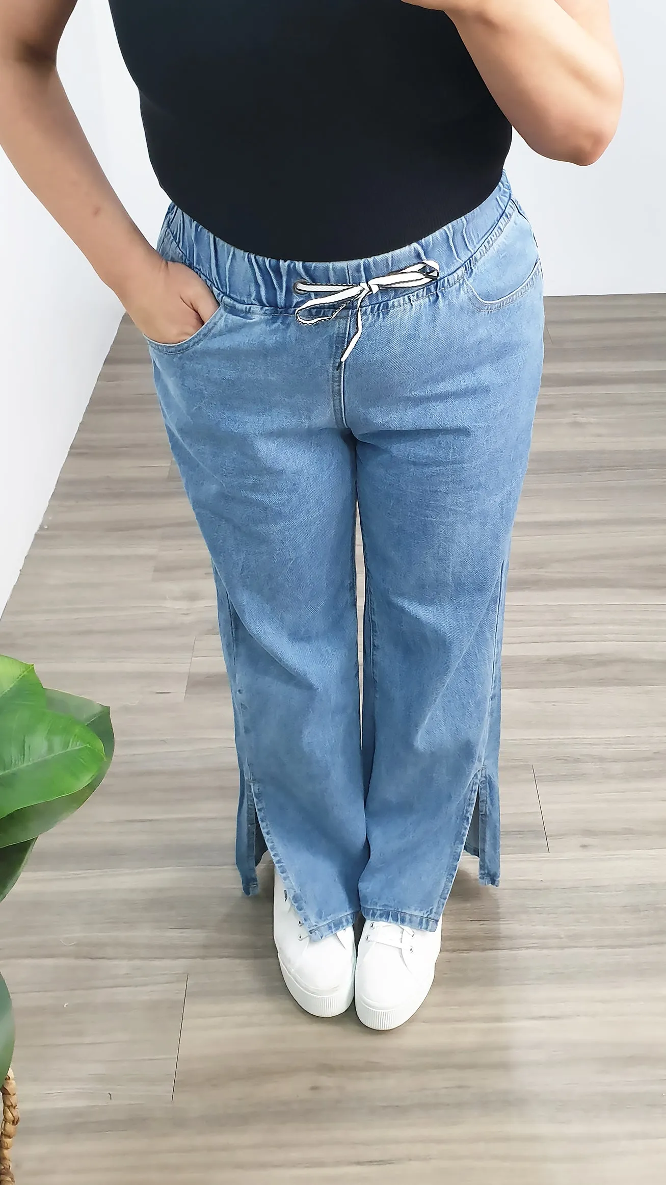 Damsel Denim Wide Leg Pant