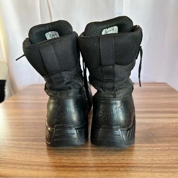 Danner boots Mens 8 Kinetic GTX leather Goretex slip resistant work combat black
