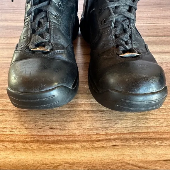 Danner boots Mens 8 Kinetic GTX leather Goretex slip resistant work combat black