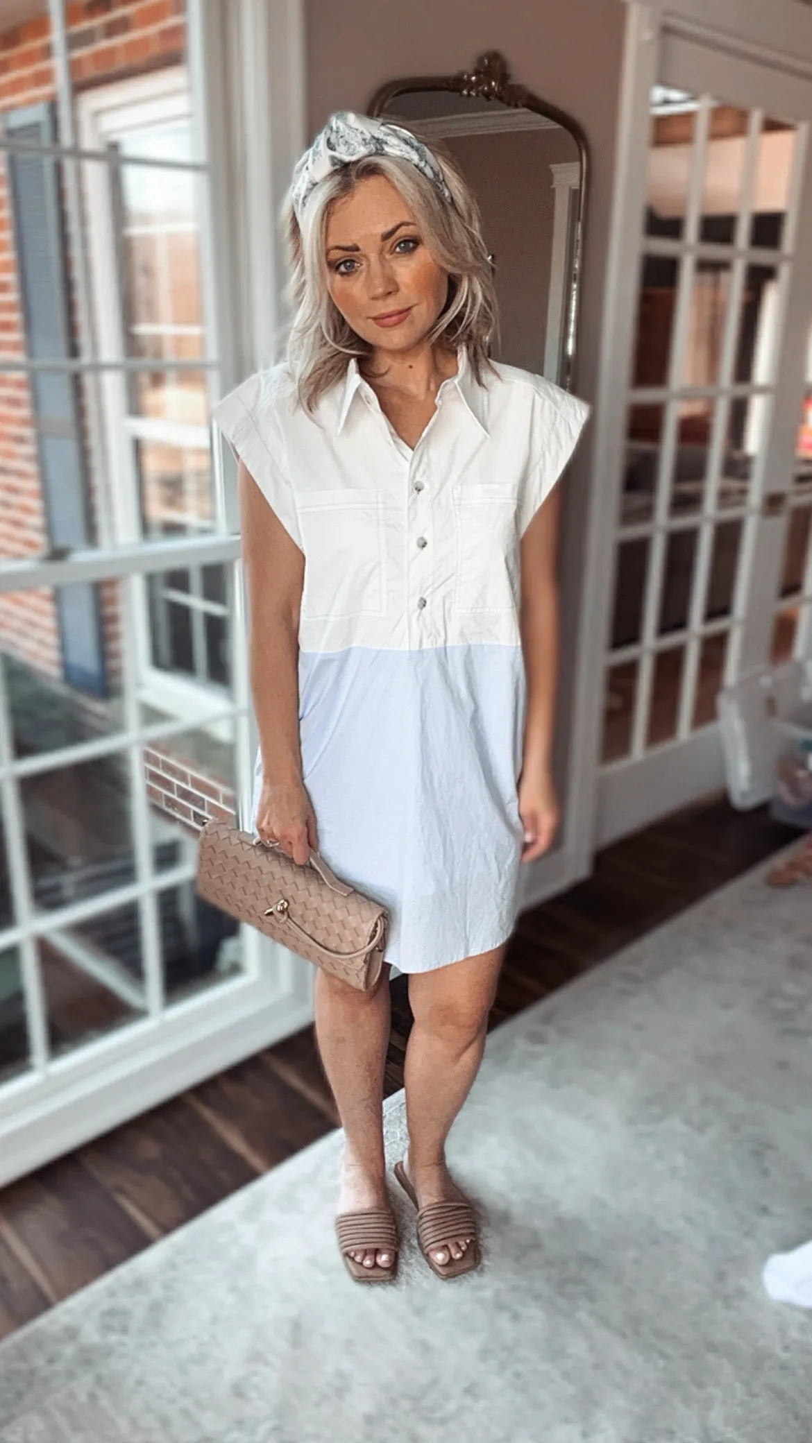 Della Mini Shirt Dress