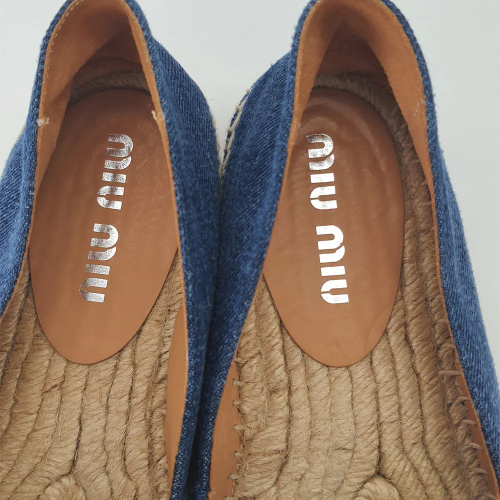 Denim Espadrilles