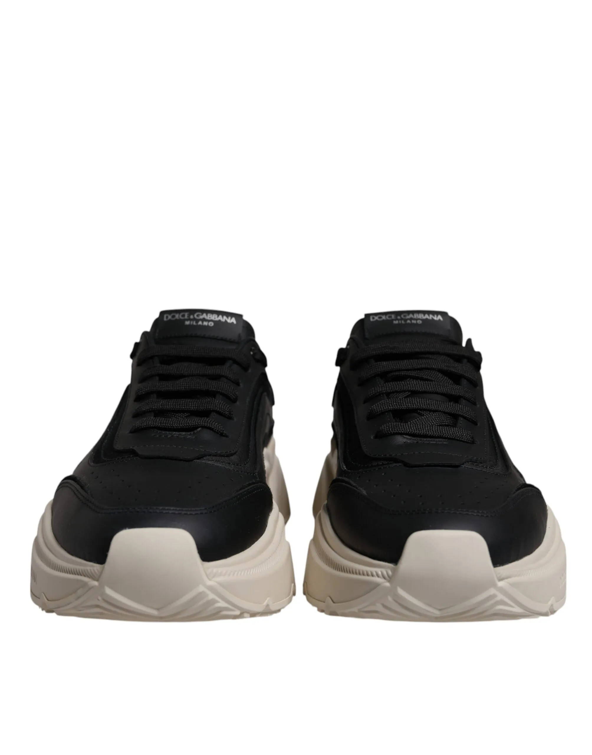 Dolce & Gabbana Black White Daymaster Low Top Sneakers Shoes