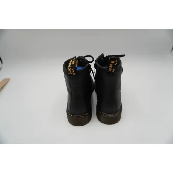Dr. Martens 1460J Black Durable Leather Moto Combat Boots Lace Up Sz  USM4/USL5