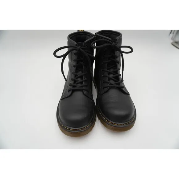 Dr. Martens 1460J Black Durable Leather Moto Combat Boots Lace Up Sz  USM4/USL5