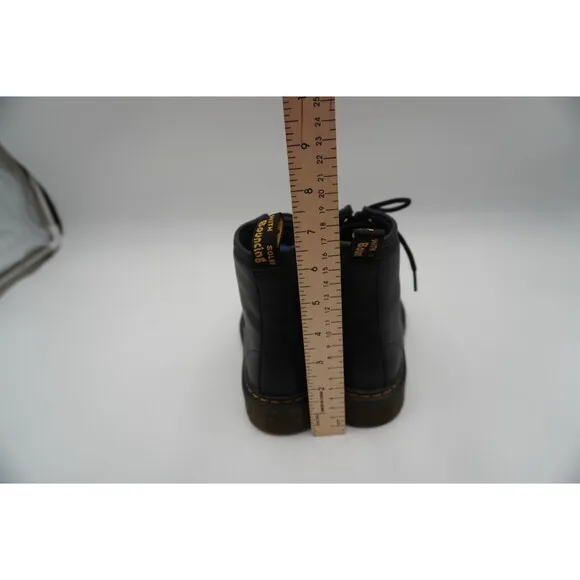 Dr. Martens 1460J Black Durable Leather Moto Combat Boots Lace Up Sz  USM4/USL5