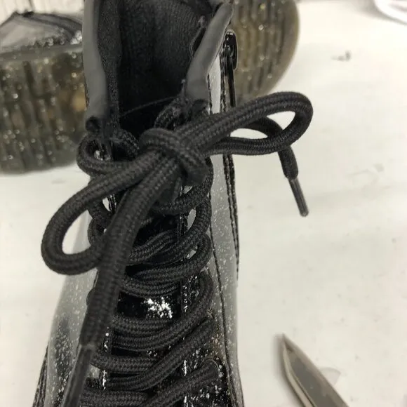 Dr. Martens Air Wair With Bouncing Soles Girls Boots Size 1 NWOT