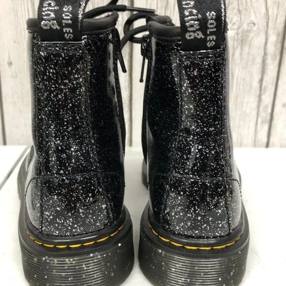 Dr. Martens Air Wair With Bouncing Soles Girls Boots Size 1 NWOT