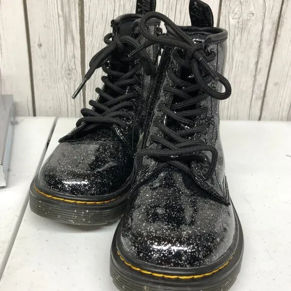 Dr. Martens Air Wair With Bouncing Soles Girls Boots Size 1 NWOT