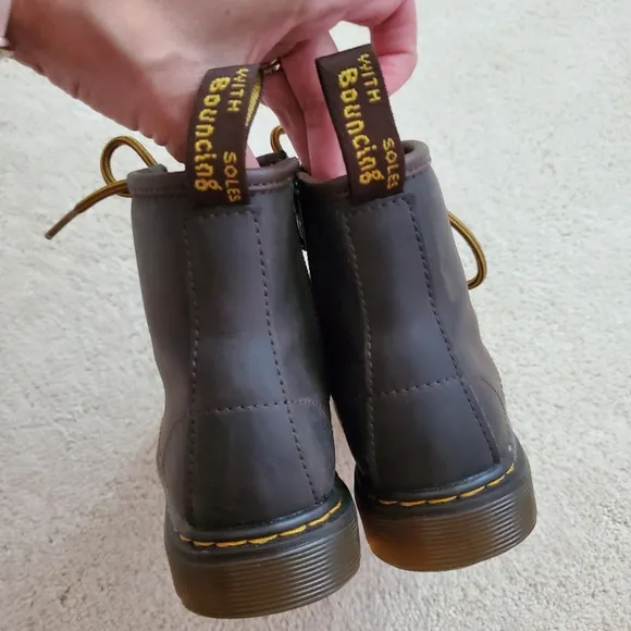 Dr. Martens Kids Wild Horse 1460 Moto Boots sz11