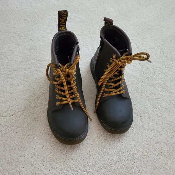 Dr. Martens Kids Wild Horse 1460 Moto Boots sz11