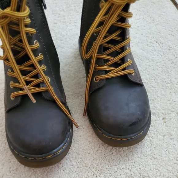 Dr. Martens Kids Wild Horse 1460 Moto Boots sz11