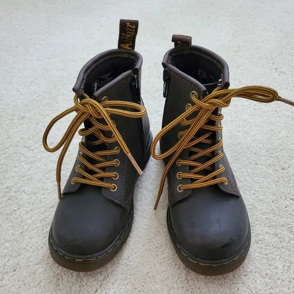 Dr. Martens Kids Wild Horse 1460 Moto Boots sz11