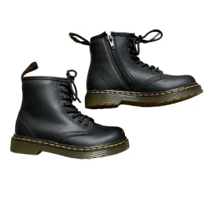 DR. MARTENS TODDLER 1460 SOFTY T LEATHER LACE UP BOOTS 8