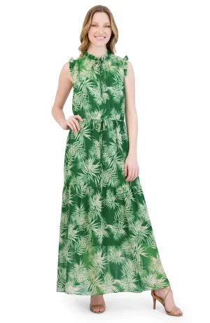 Drawstring Tiered Dress