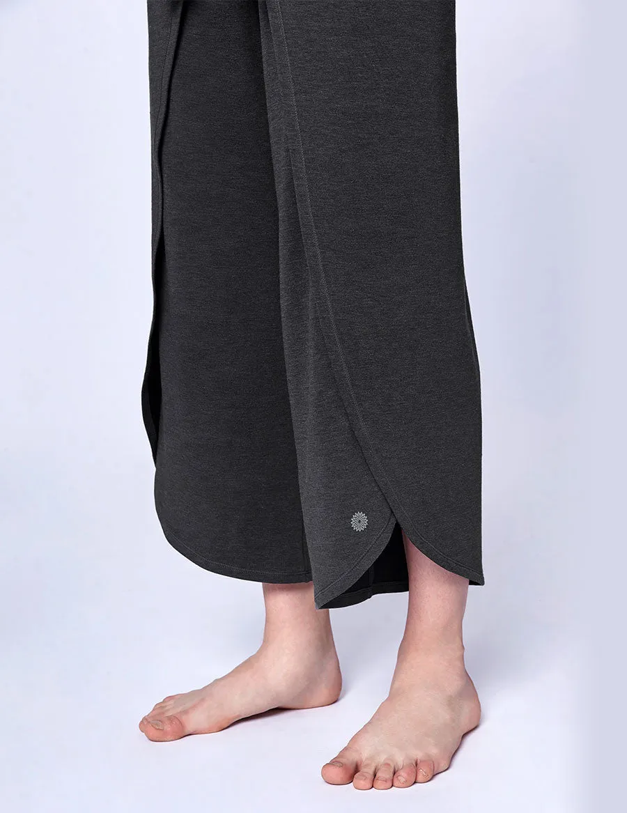 easyoga LA-VEDA Multipro Tranquiler Wide-leg Pants - M29 M-Mid Gray