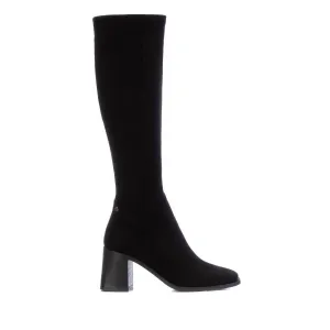 Elastic Suede Boots