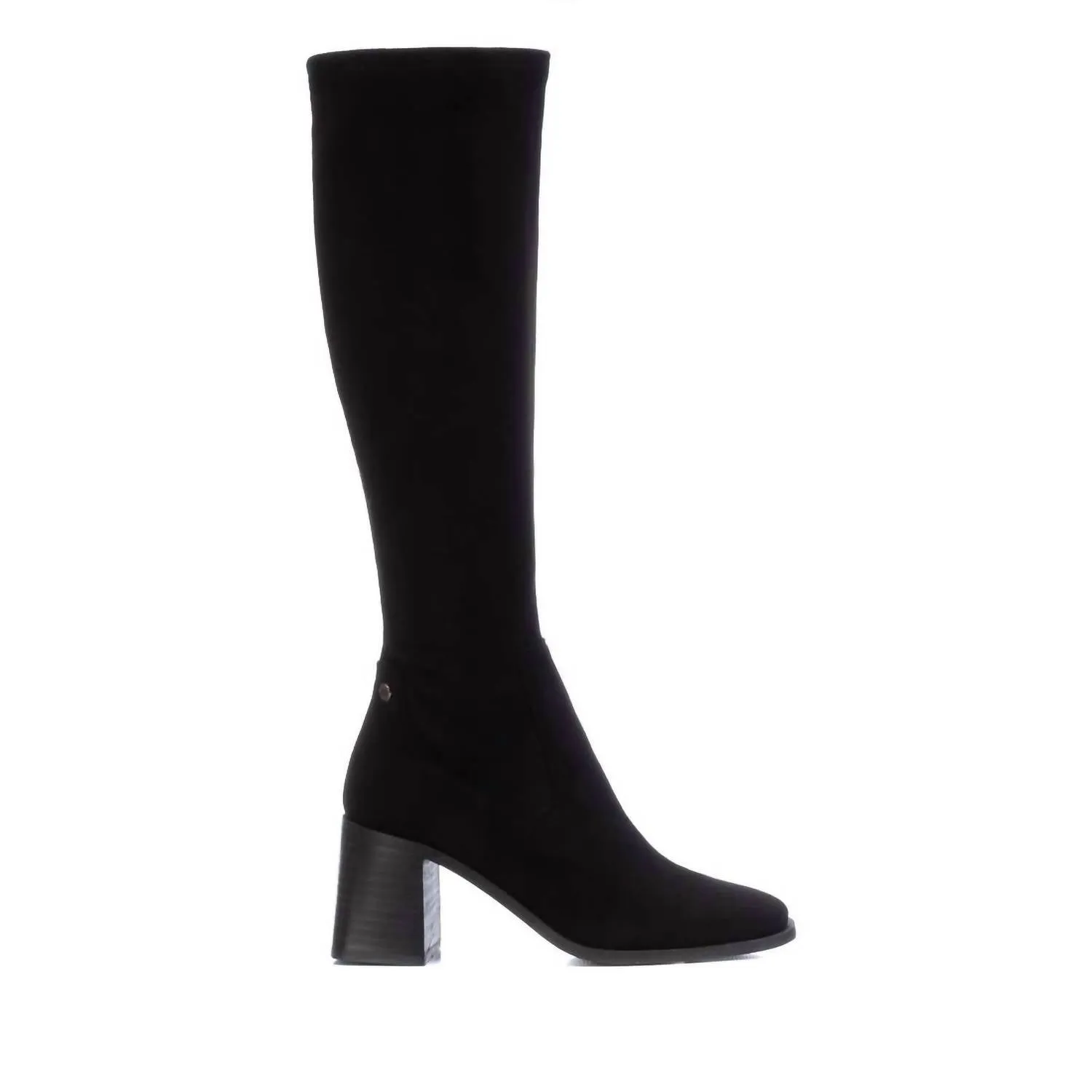 Elastic Suede Boots