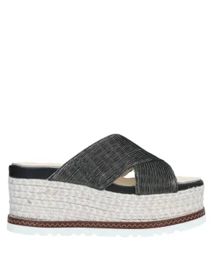ESPADRILLES Charcoal Espadrilles (17179533SD) Woman