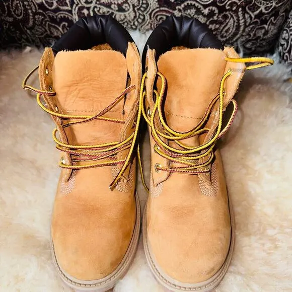 EUC Youth Size 3M Timberland Kids 6” 200g Waterproof Boots