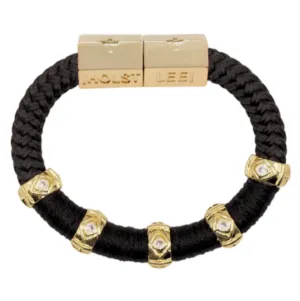 Evil Eye Colorblock Bracelet Black