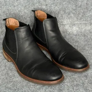 Florsheim Men's Chalet Black Leather Plain Toe‎ Gore Boot- Sz 11.5