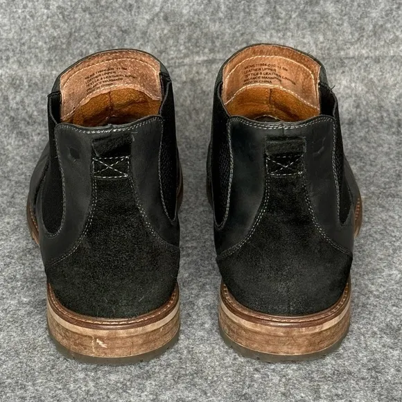 Florsheim Men's Chalet Black Leather Plain Toe‎ Gore Boot- Sz 11.5