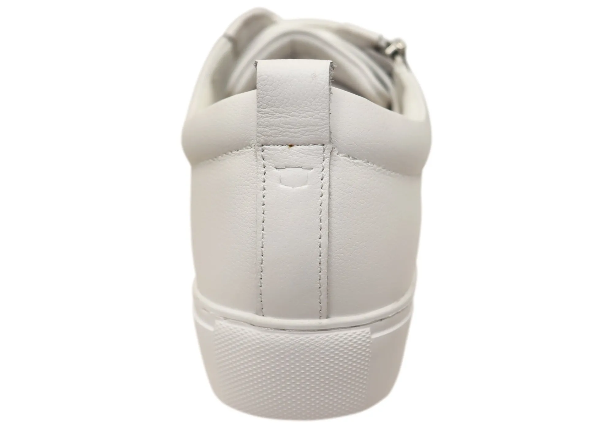 Florsheim Womens Comfortable Leather Sabrina Lace To Toe Sneakers