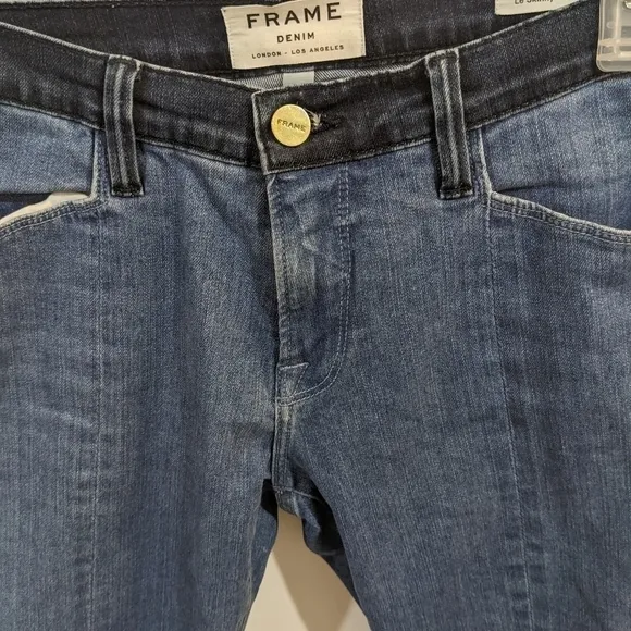 Frame Denim | Le Skinny Colorblock Denim Jeans in Hayden