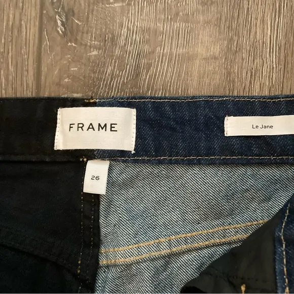 Frame Le Jane Colorblock Jean Size 26