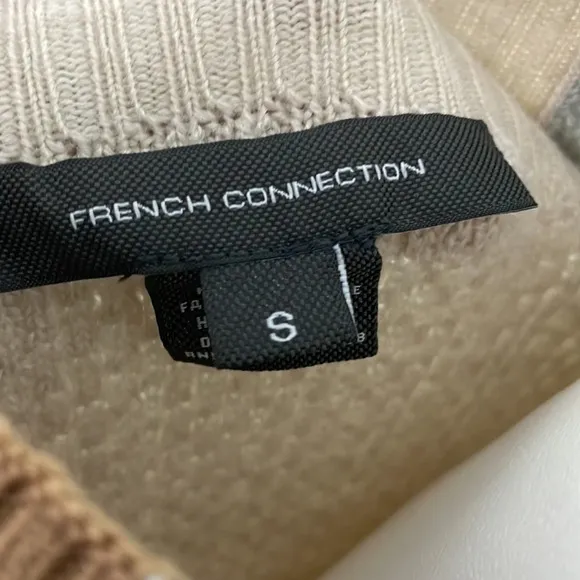 French Connection colorblock sweater