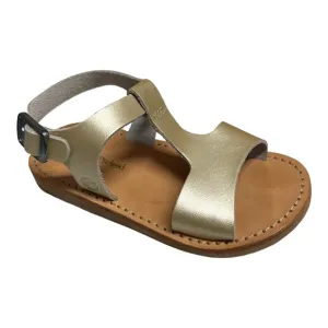 Freshly Picked Toddler Platinum Leather Malibu Sandal Size 6