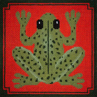 Frog on Orange